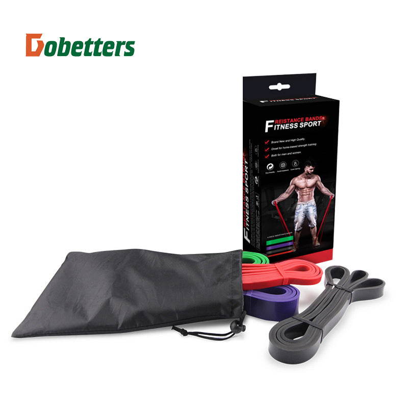 Fitness Elastic Ring Wide Skin Ring Squat Thick Ring Pull-up Training Tension Ring Weight-bearing Resistance Band RB