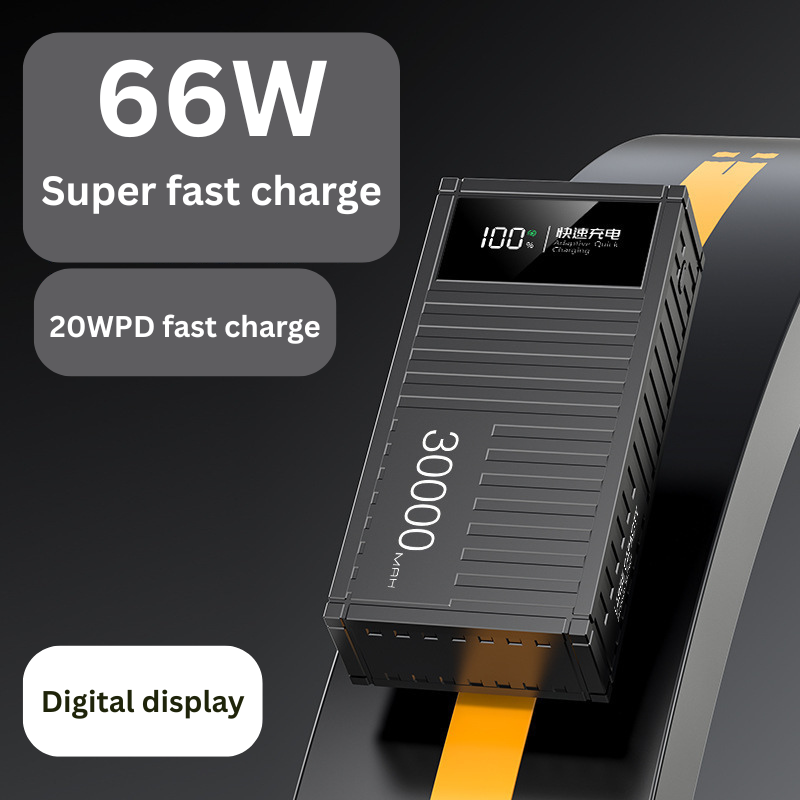 3C 120W Super Fast Charging Container Power Bank 50000 Large Capacity Compact Portable Mobile Phone Universal Power Bank PB