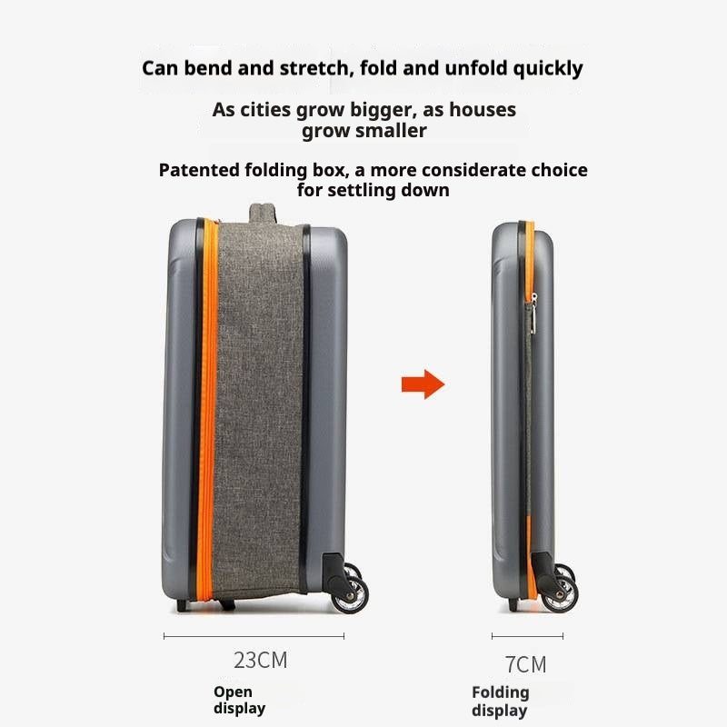 Multifunctional Folding Boarding Suitcase LB