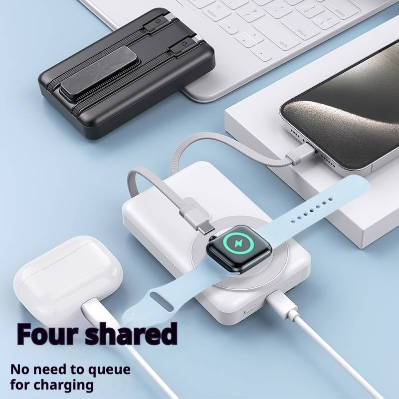 3-in-1 Bracket Magnetic Wireless Charging Treasure PD20W Super Fast Charging PB