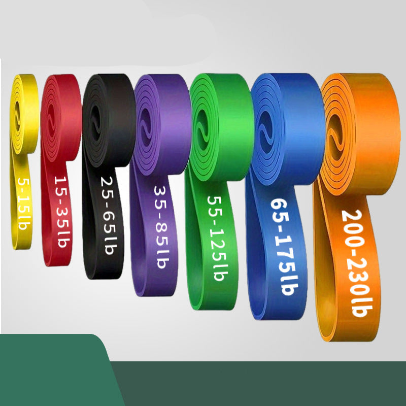 7-piece Set Rope Elastic Multi-functional Belt Set Fitness Tension Training Rope RB