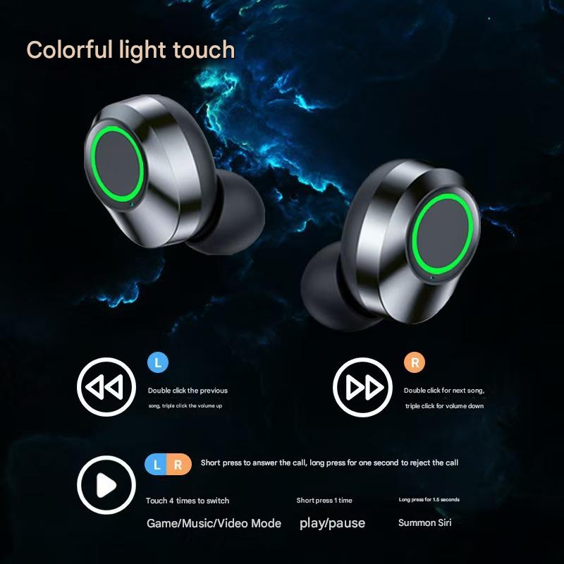 YD03 In-Ear Gaming Low Latency Power Bank Wireless Bluetooth Headset Earplugs HEP