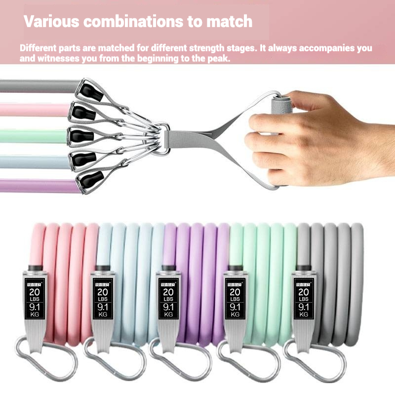 Pull Rope Resistance Band Fitness Muscle Exercise Training Multi-function Elastic Rope RB