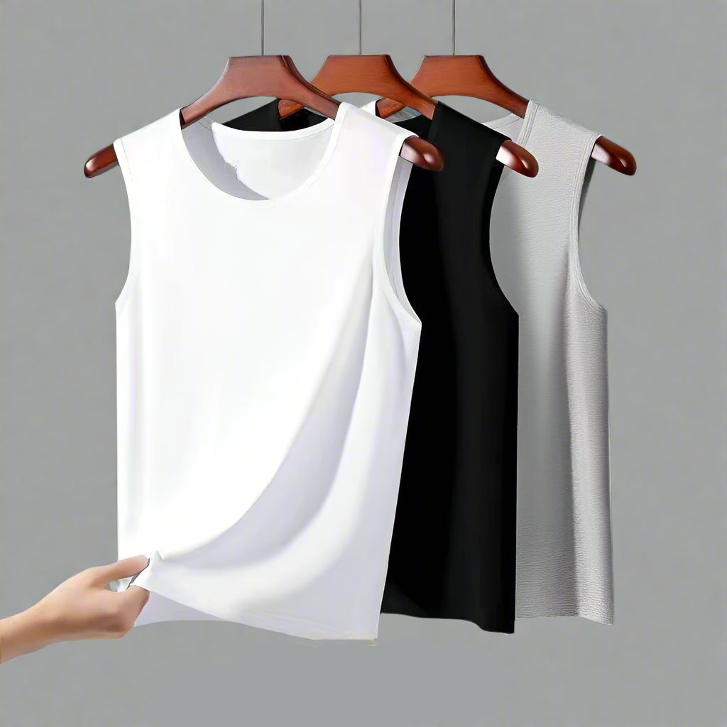 Men's Pure Cotton Vest Wide Shoulder SP