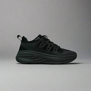 Black Breathable Running Shoes for Men and Women