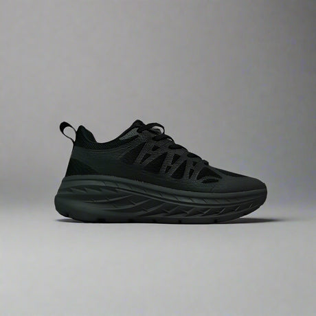 Black Breathable Running Shoes for Men and Women