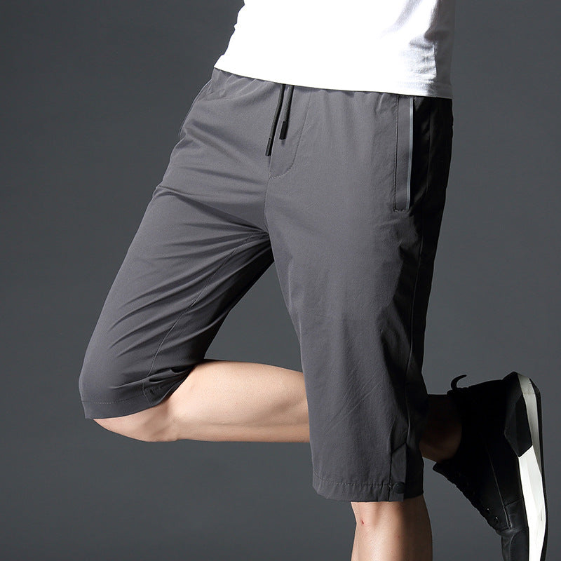 شورت قصير رجالي صيفي بقصّة Slim Fit MSP