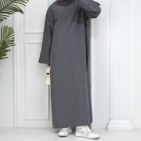 Loose Large Size Elegant Dress Abaya WNA