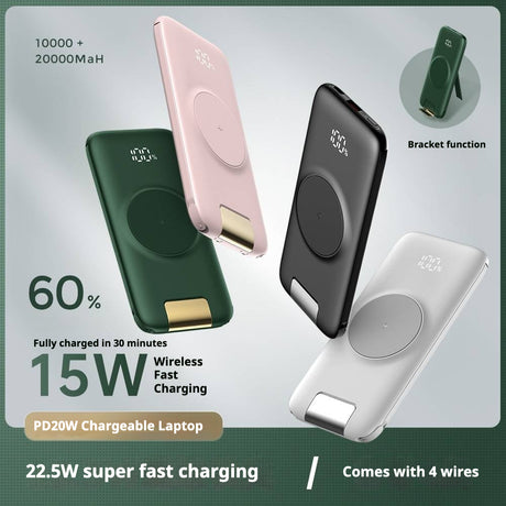 Wireless Super Fast Charging Mini Large Capacity Mobile Power Bank 22.5W PB